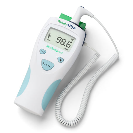 Welch Allyn 01690-300 - SureTemp Plus 690 Thermometer w/Oral Probe, Wall Mount