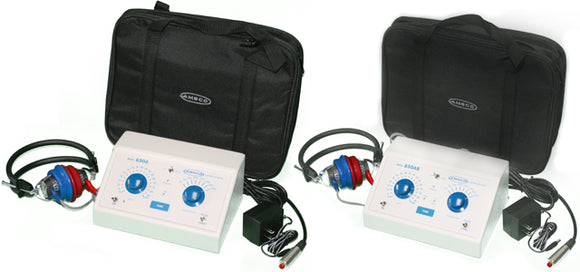AMBCO 650AB - MANUAL AUDIOMETER, AC ADAPTER, BATTERY, CARRY BAG