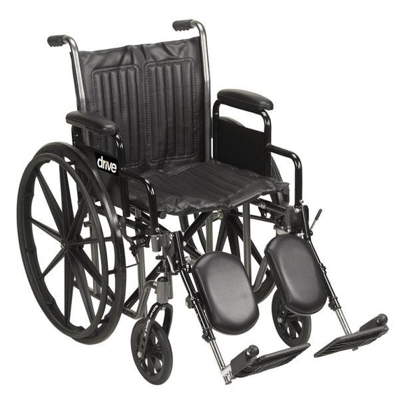 Drive Medical SSP216DDA-ELR - Silver Sport 2 Wheelchair