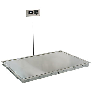 Detecto ID-7248S-855RMP - In-Floor Dialysis Scale 72x48 Deck, recessed Wall Mount Indicator, w/printer