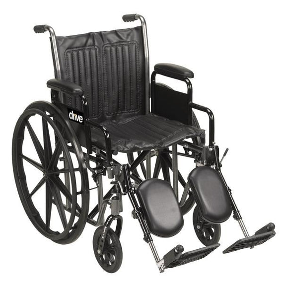 Drive Medical SSP220DDA-ELR - 350LBS. SILVER SPORT 2 , 20