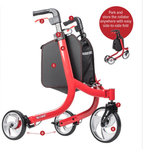 Drive Nitro 3 wheel rollator-